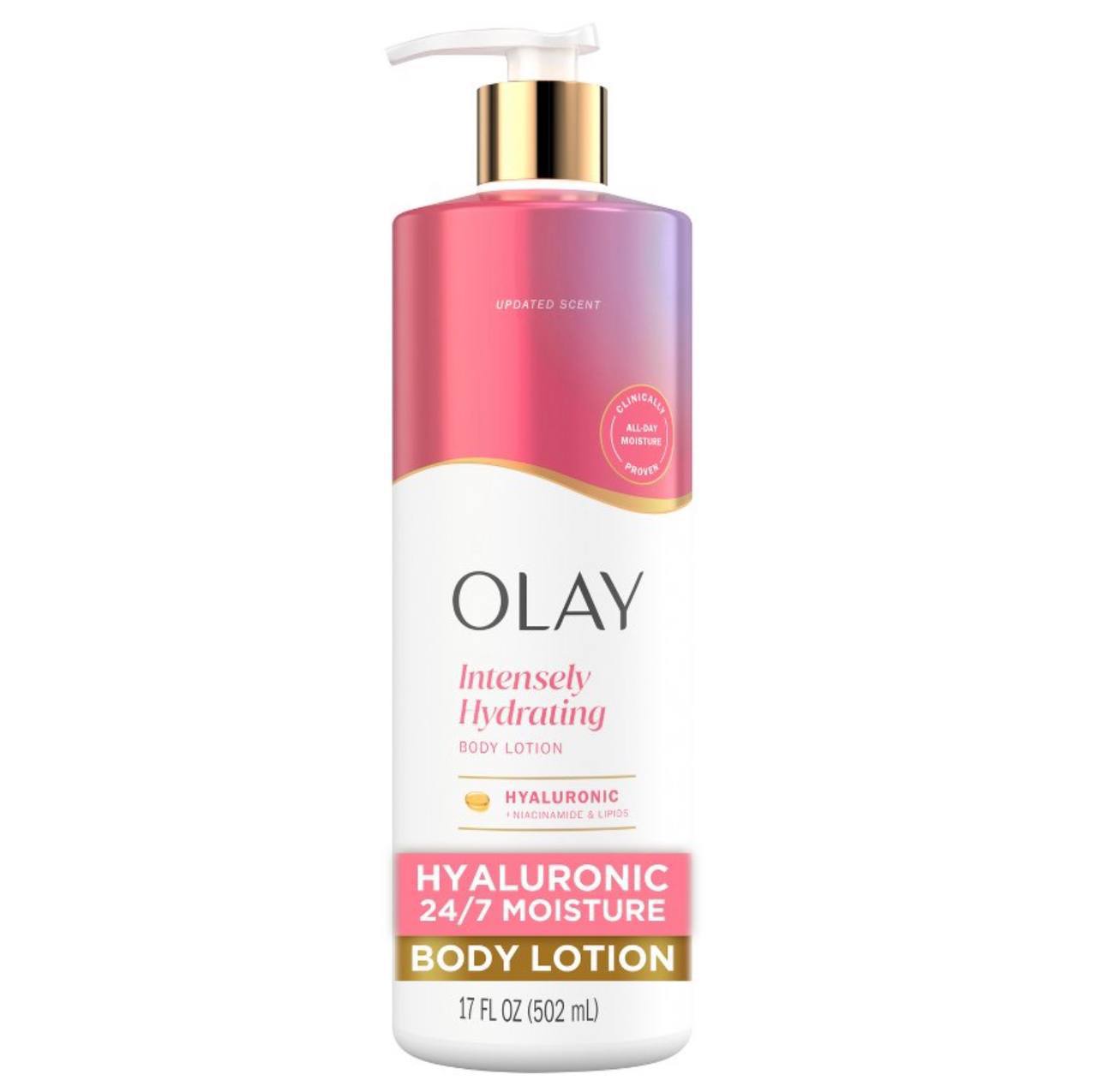 Olay Nourishing + Hyaluronic Acid Lotion