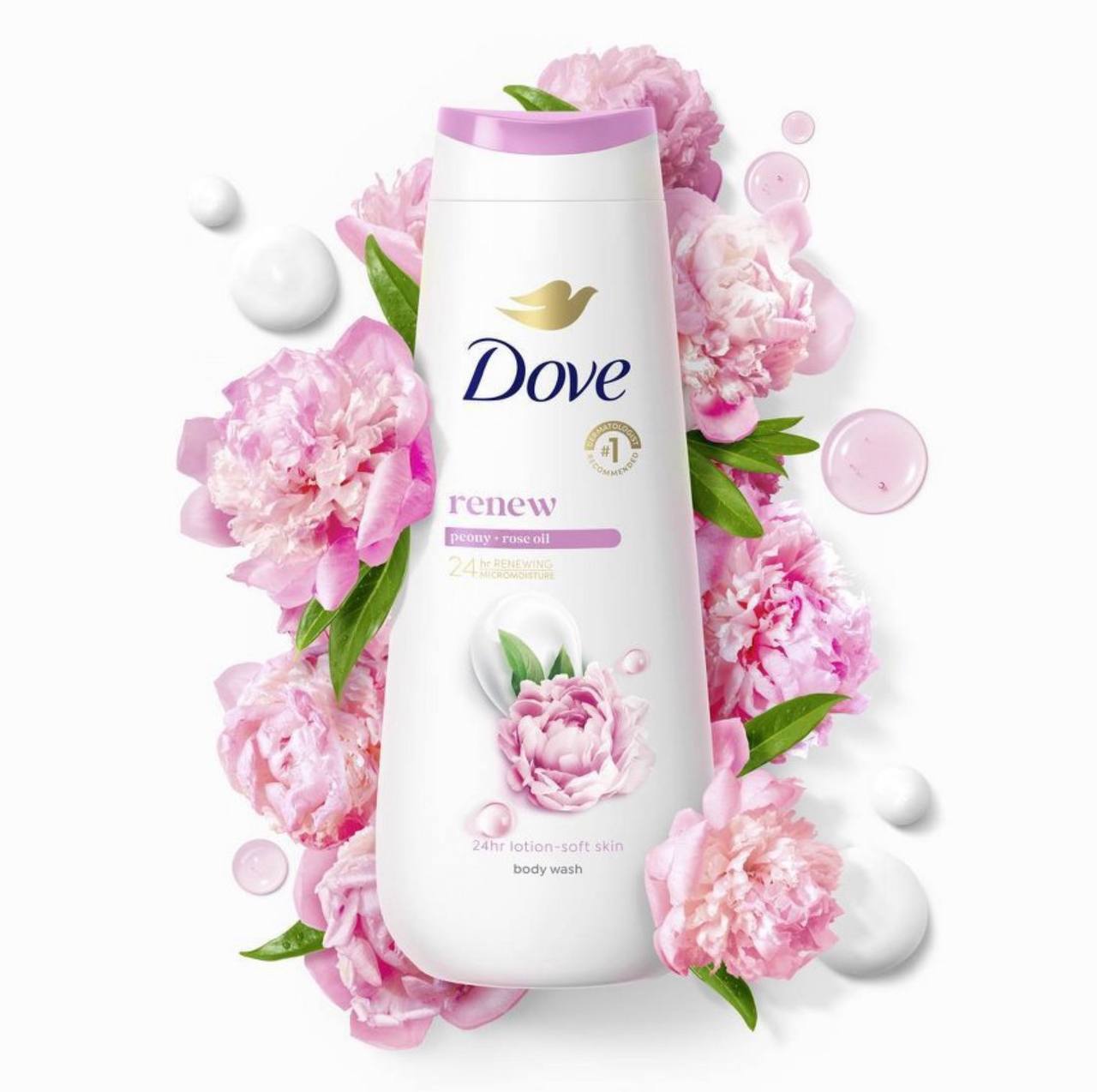 Dove Renew Body Wash Peony & Rose Oil