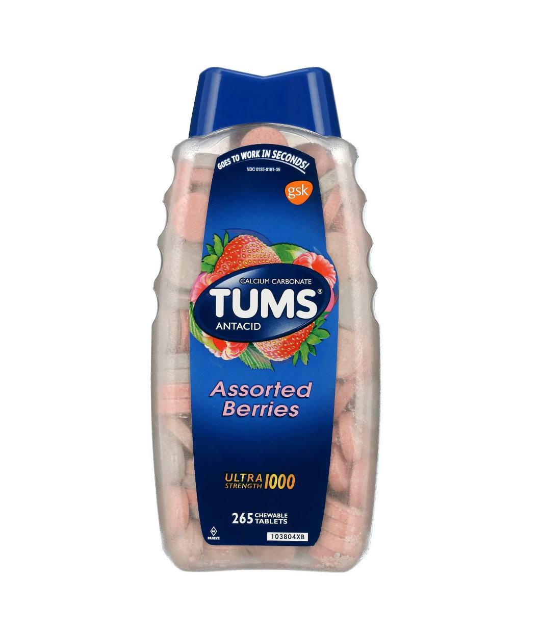Tums Antacid 265 Chewable Tablets