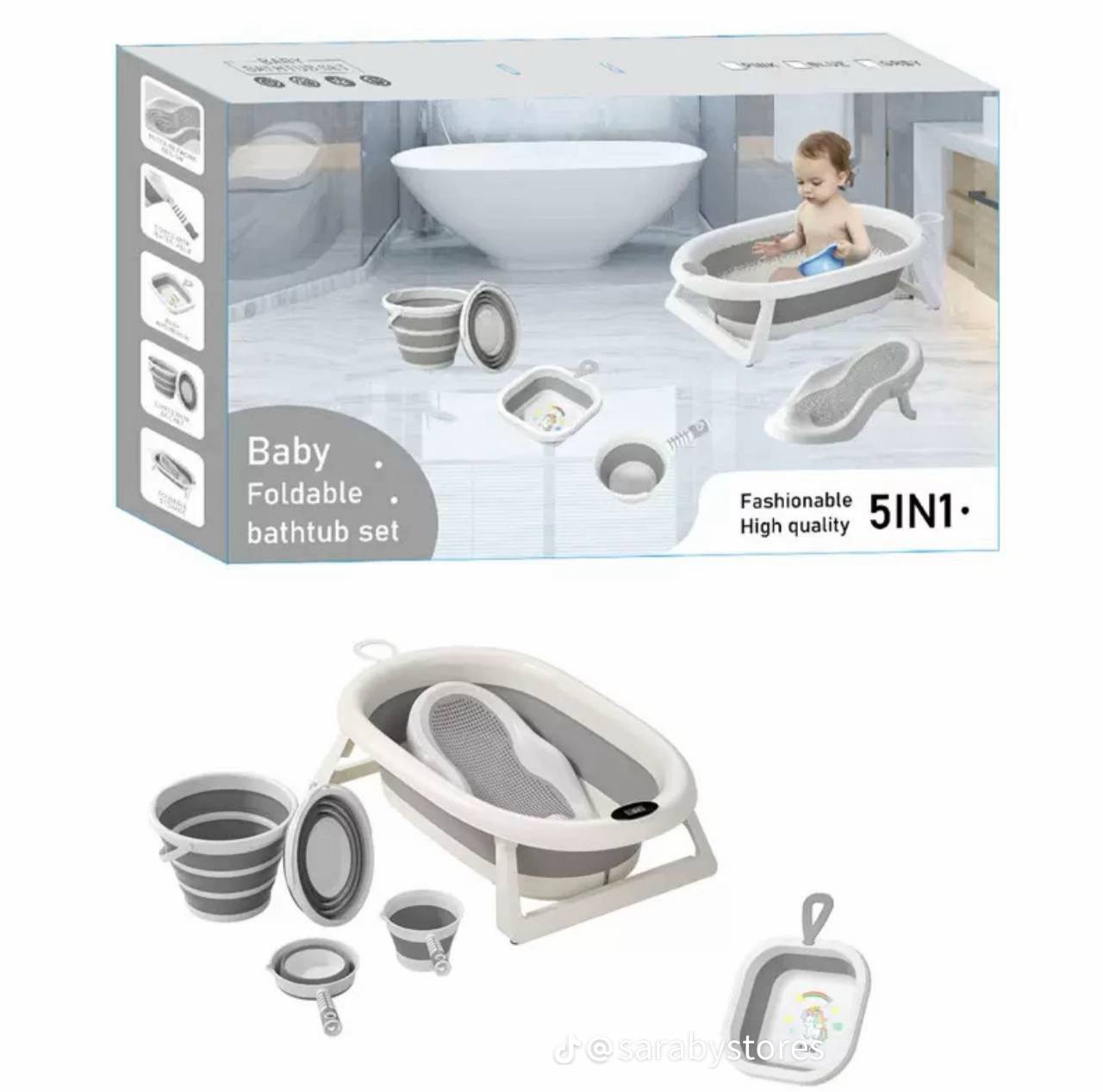 5in 1 Children folding Tub