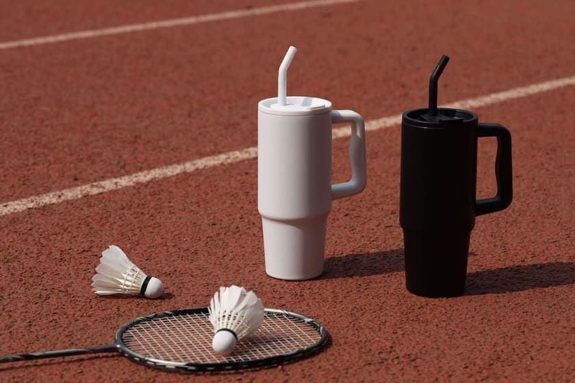 Bern Stainless Steel Tumbler with Reusable Straw