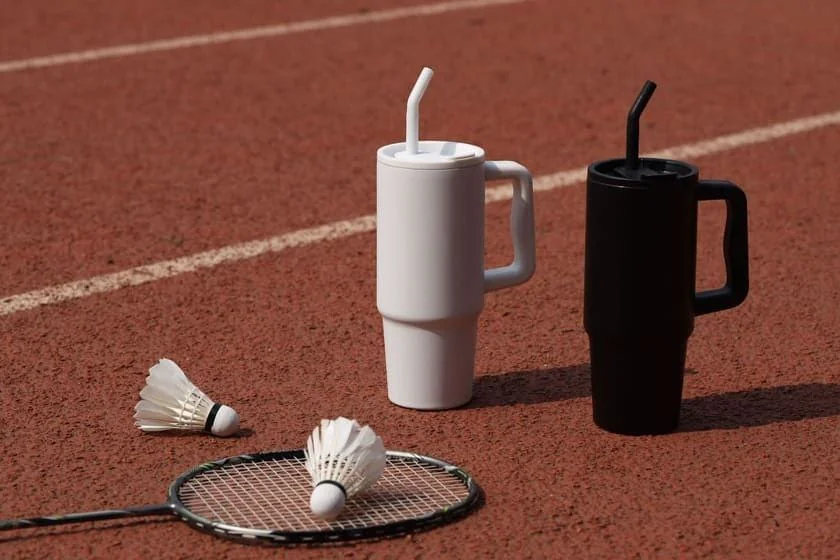 Bern Stainless Steel Tumbler with Reusable Straw