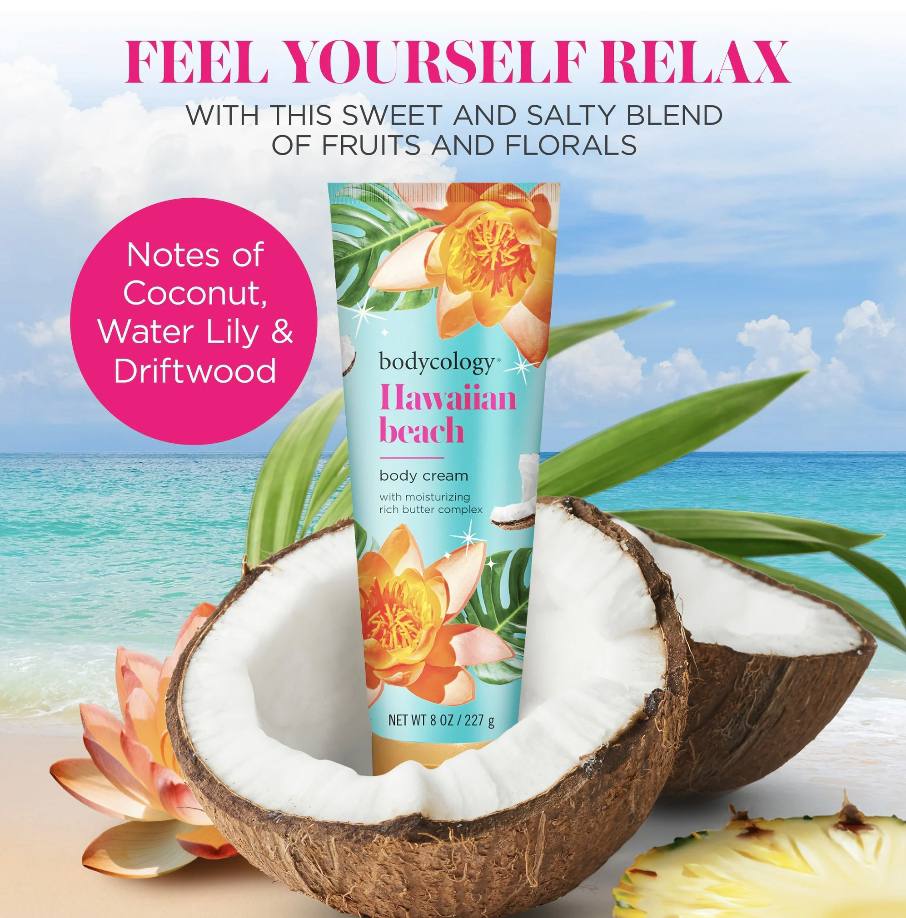 Bodycology Body Cream Hawaiian Beach