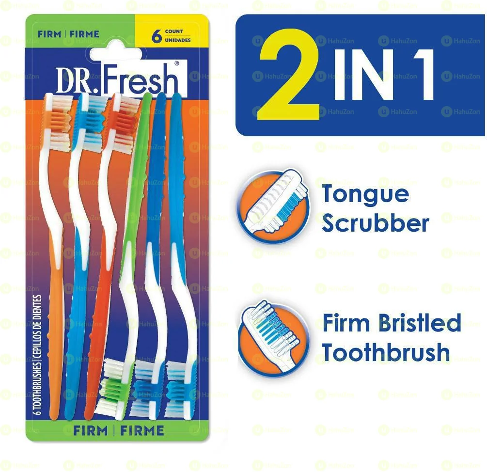 DR Fresh Toothbrushs 6 Count