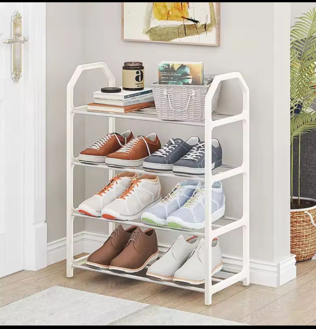 ባለ 4 ደረጃ ጫማ መደርደሪያ