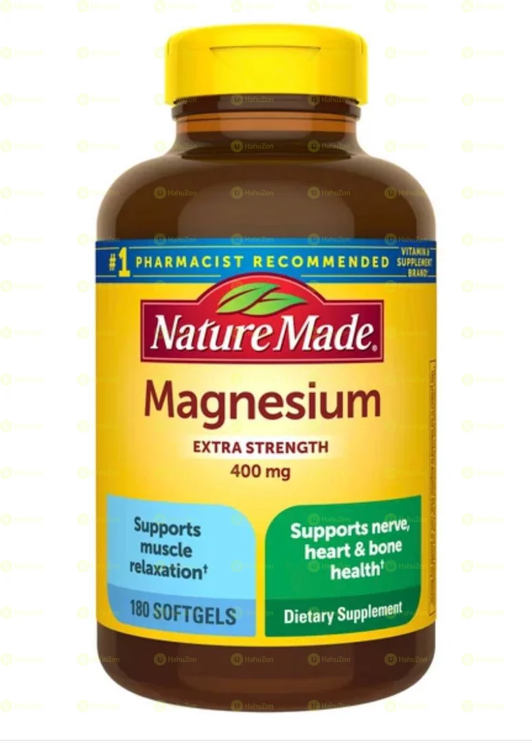 Nature Made Extra Strength Magnesium 400 mg 180 Softgels