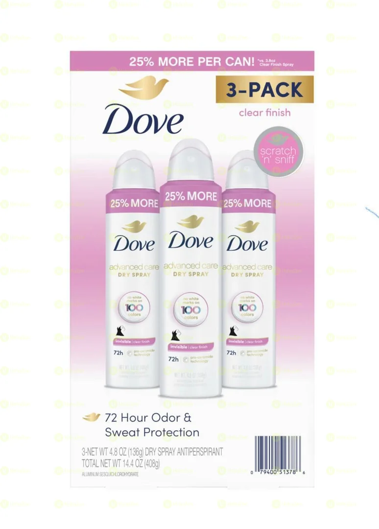 Dove Advanced Care Dry Spray Deodorant