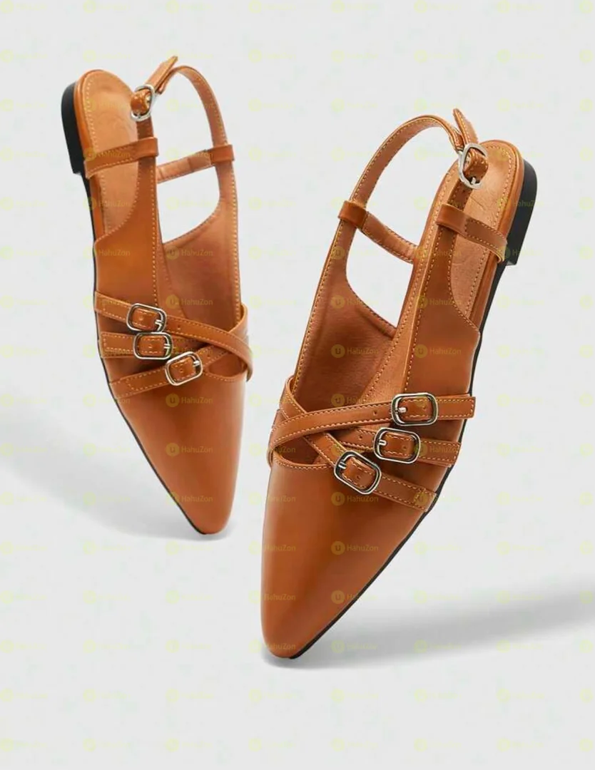 Pointy Toe Sling Back Women's Flat