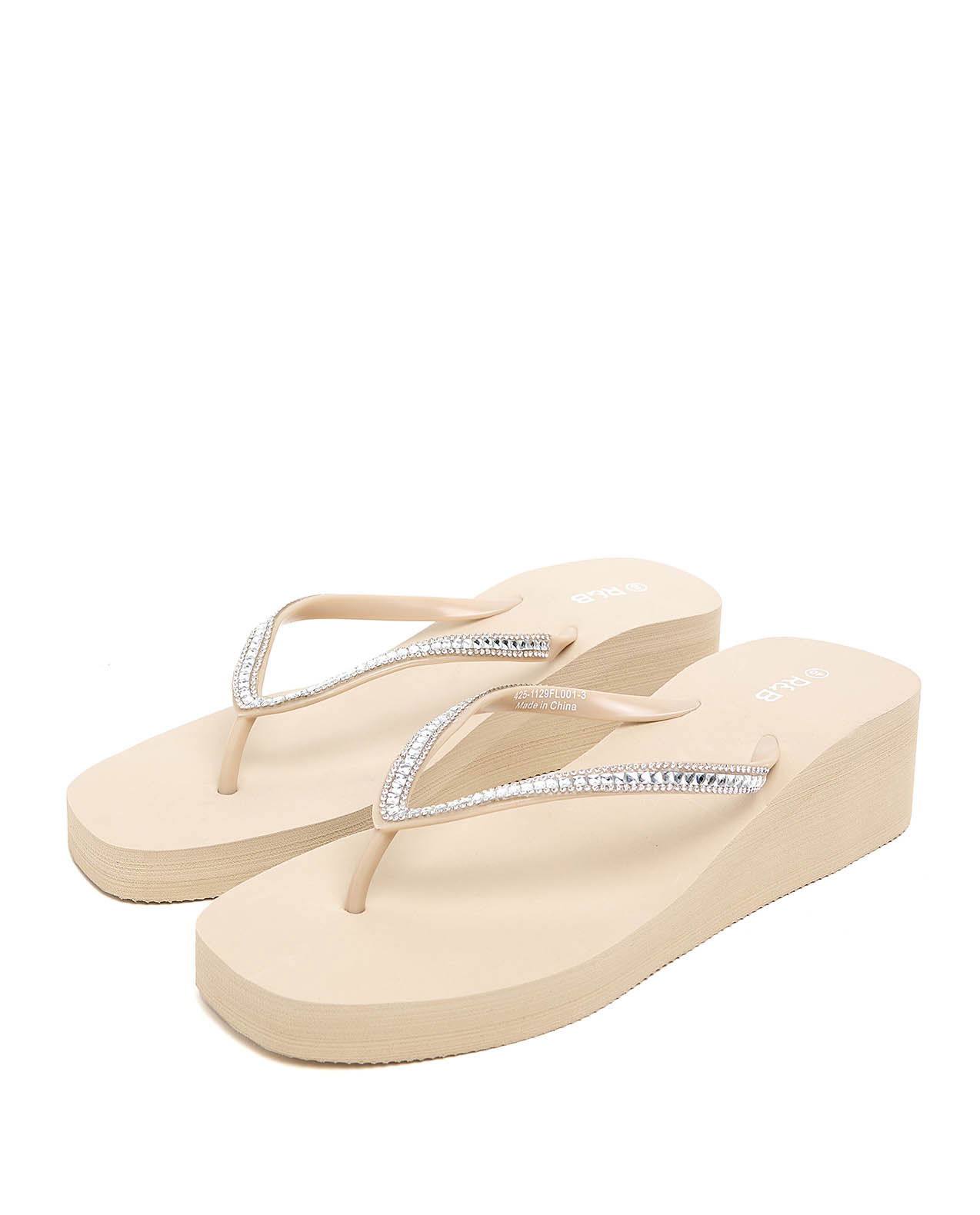 R&B Embellished Platform Sandals