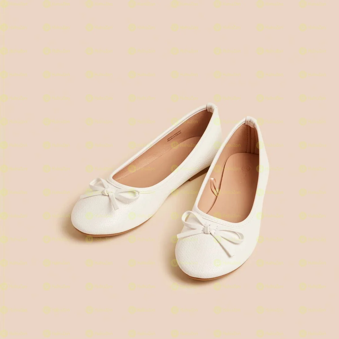 Max Bow Detail Ballerina Women's Shoes