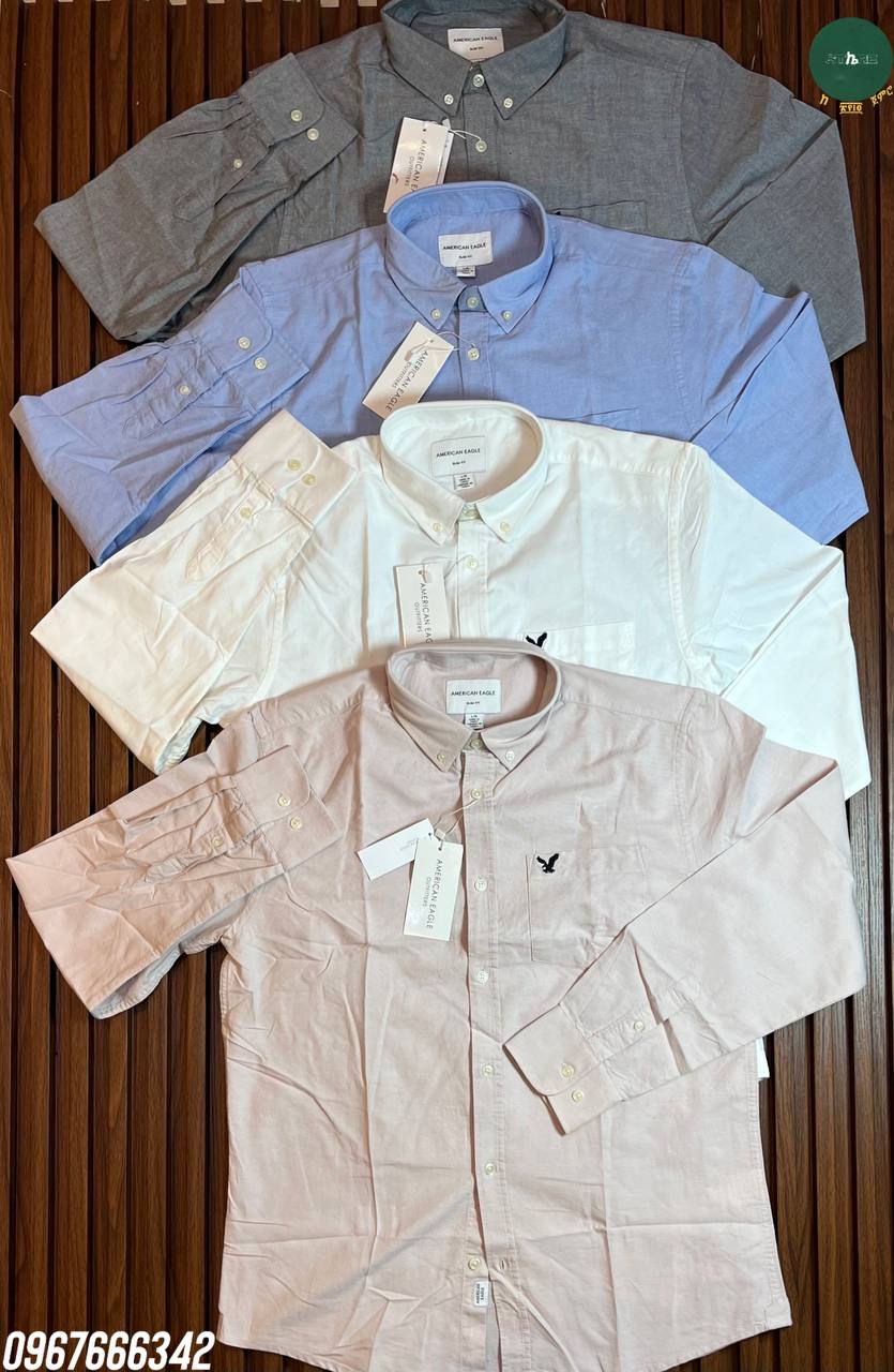 American Eagle Cotton Button Down Men's Shirt