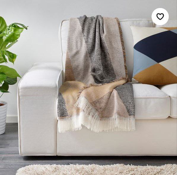 Ikea Sriped Throw