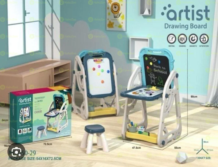 አርቲስት የልጆች መፃፊያ እና የስዕል ቦርድ