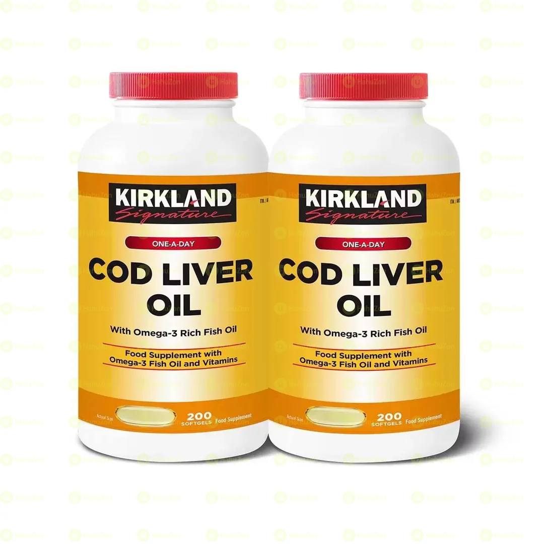 Kirkland Signature Cod Liver Oil + Omega 3