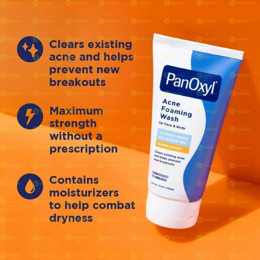 PanOxyl Foaming Acne Wash, 10% Benzoyl Peroxide