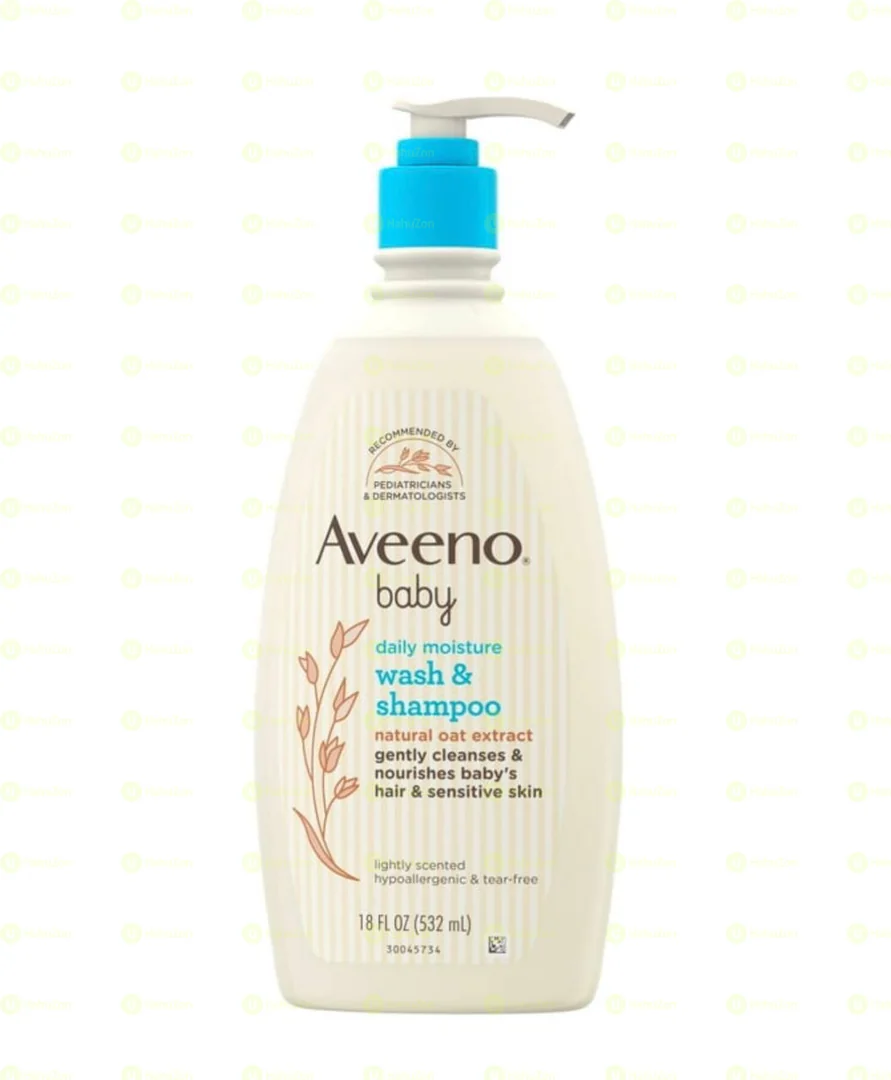 Aveeno Baby Daily Moisture Bath Body Wash & Shampoo