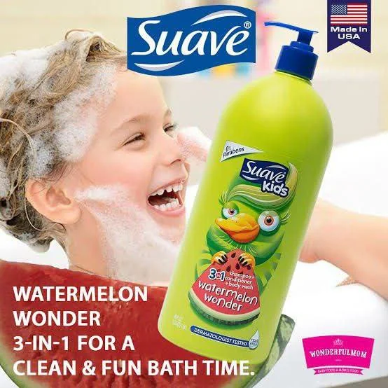 Suave Kids 3-in-1 Shampoo Conditioner & Body Wash