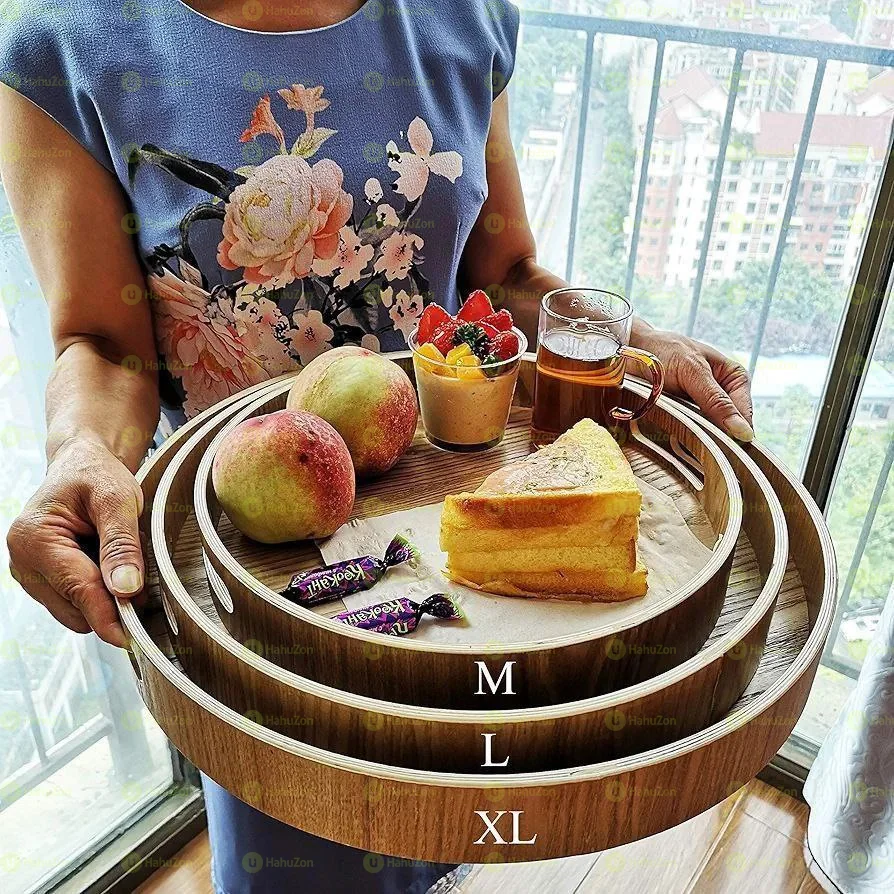 ሶስት የተለያየ ሳይዝ በ አንድ ሰርቪስ ትሪ