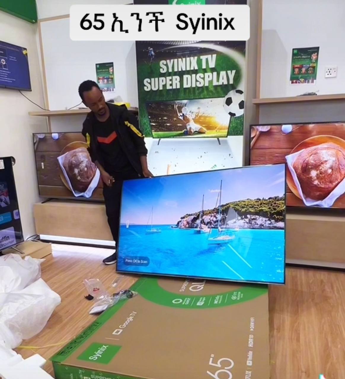 Synix 50 4K UH Smart Frameless Tv