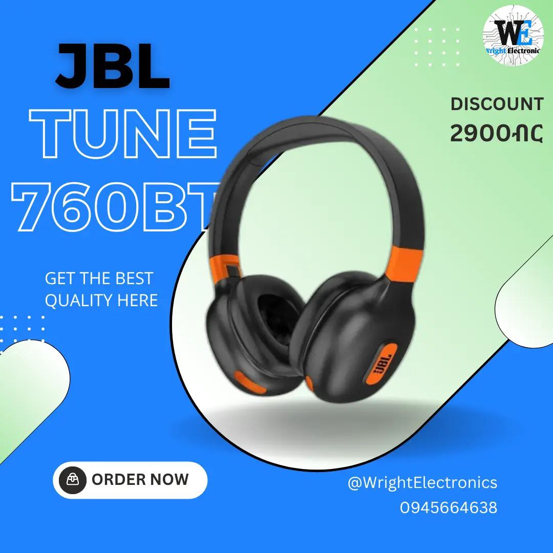 JBL Tune 760BT Wireless Over-Ear Headphones