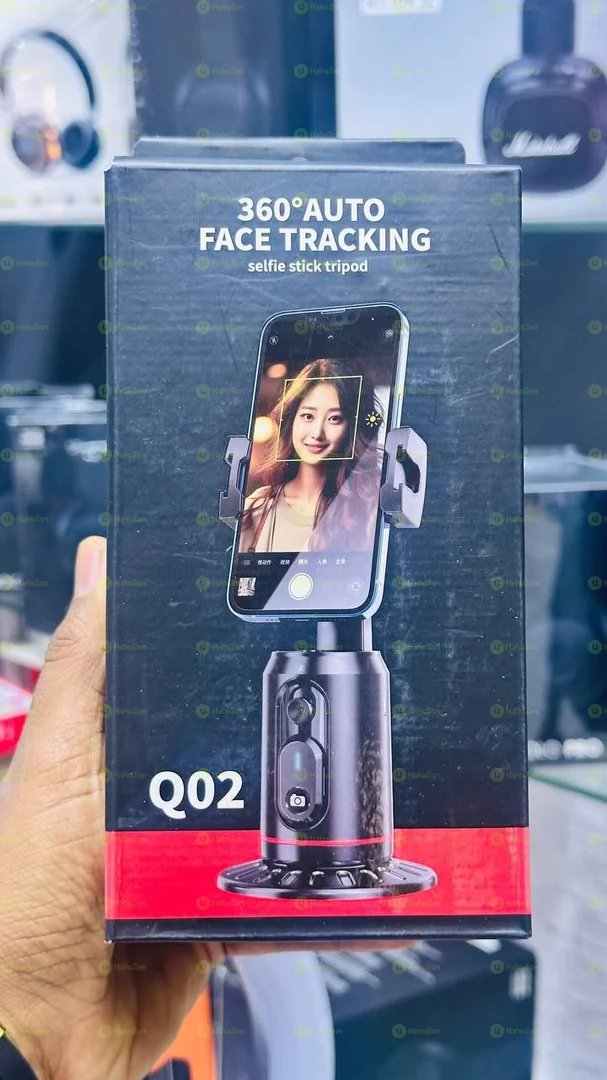 360 Degree  Auto Face Tracking  Selfie Stick