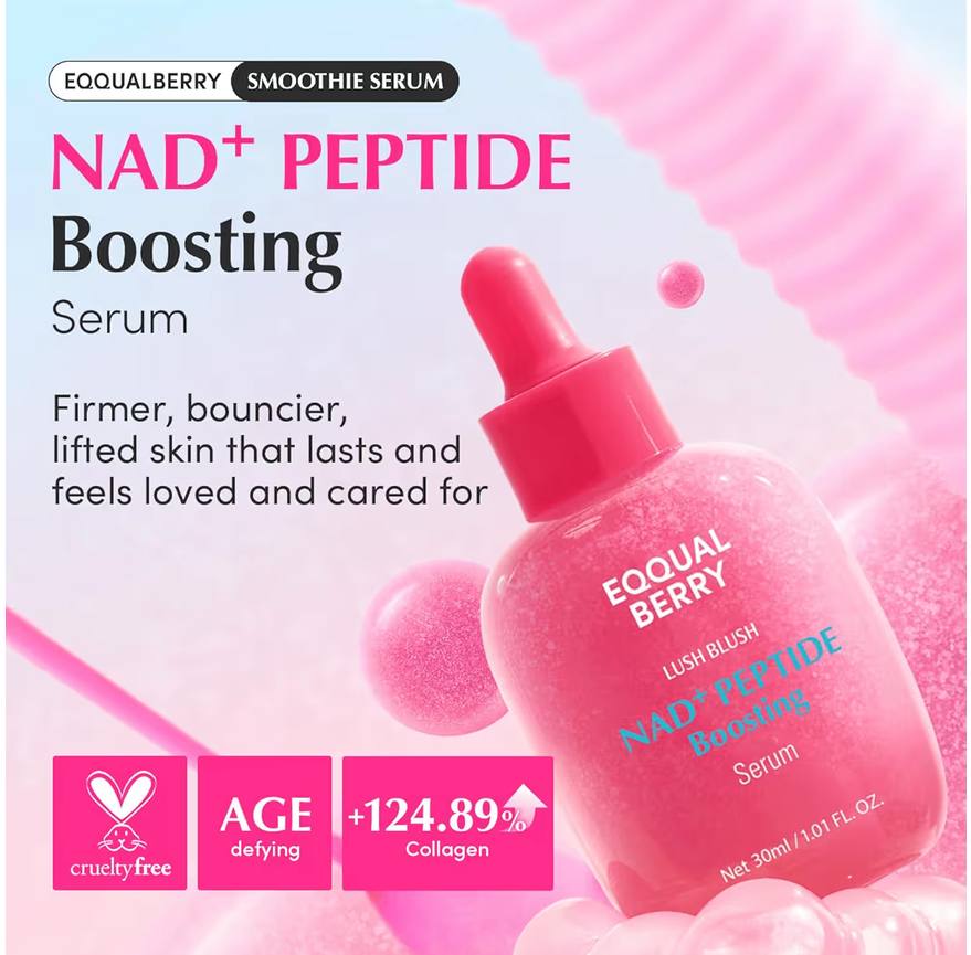 EQQUALBERRY NAD+ Peptide Boosting Serum