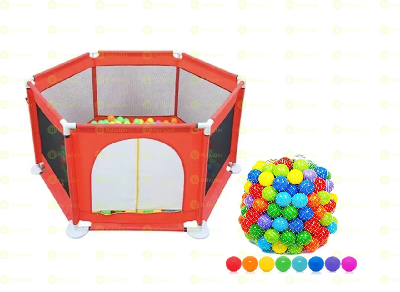 Playpen with 50 Balls