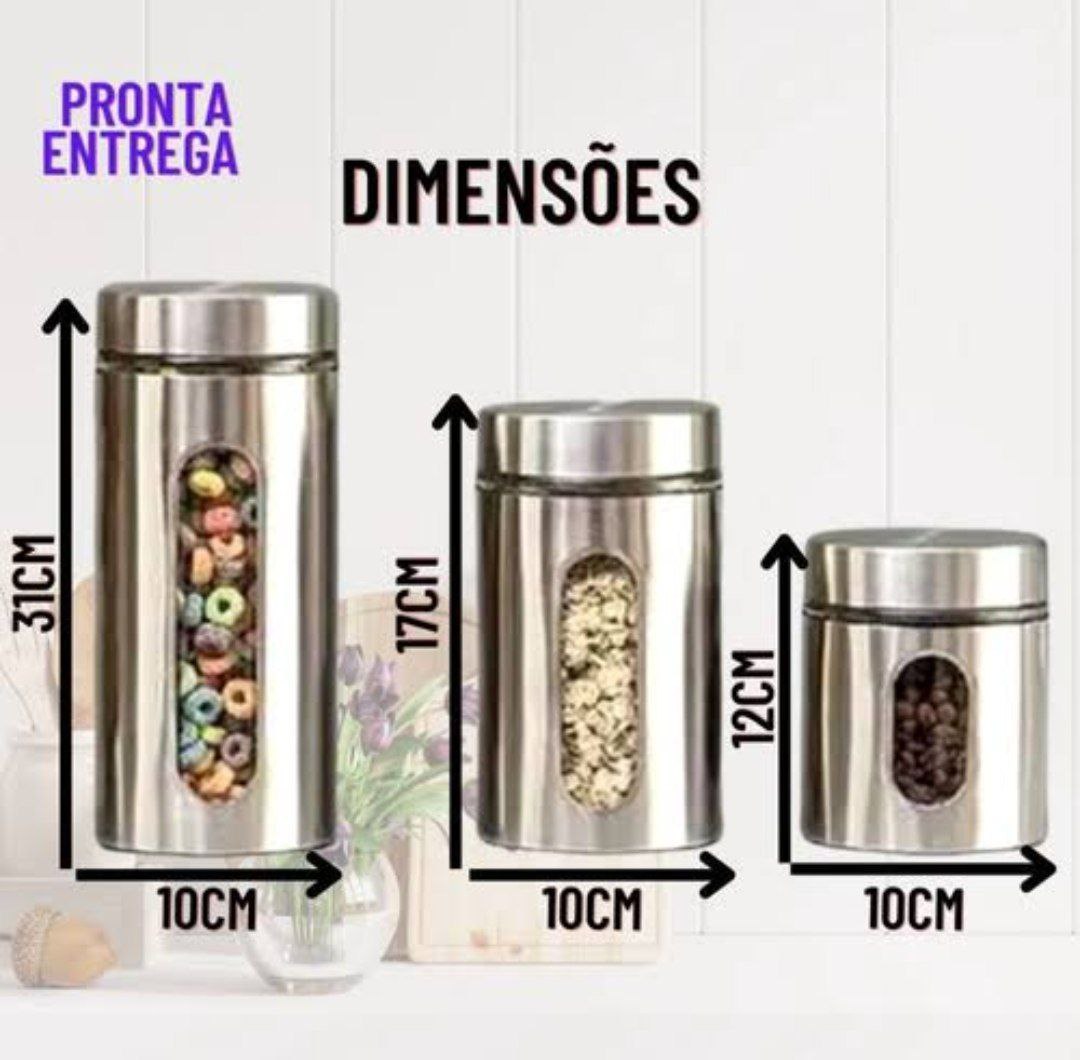 Diamond Home 3 Piece Air Tight Food