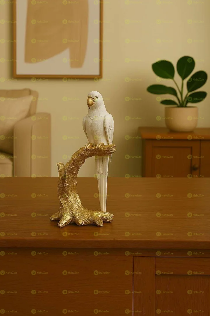 Birds on Branch Figurine Statue