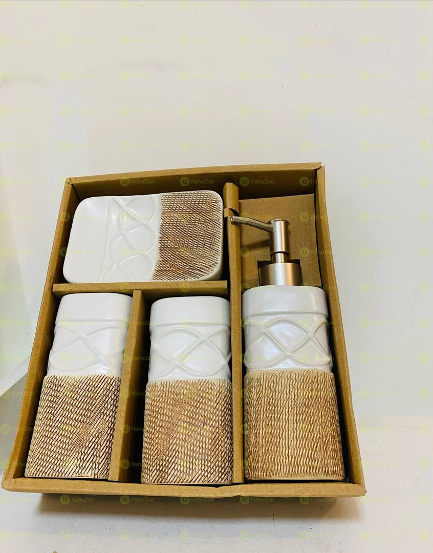 Ceramic Bathroom Set of 4