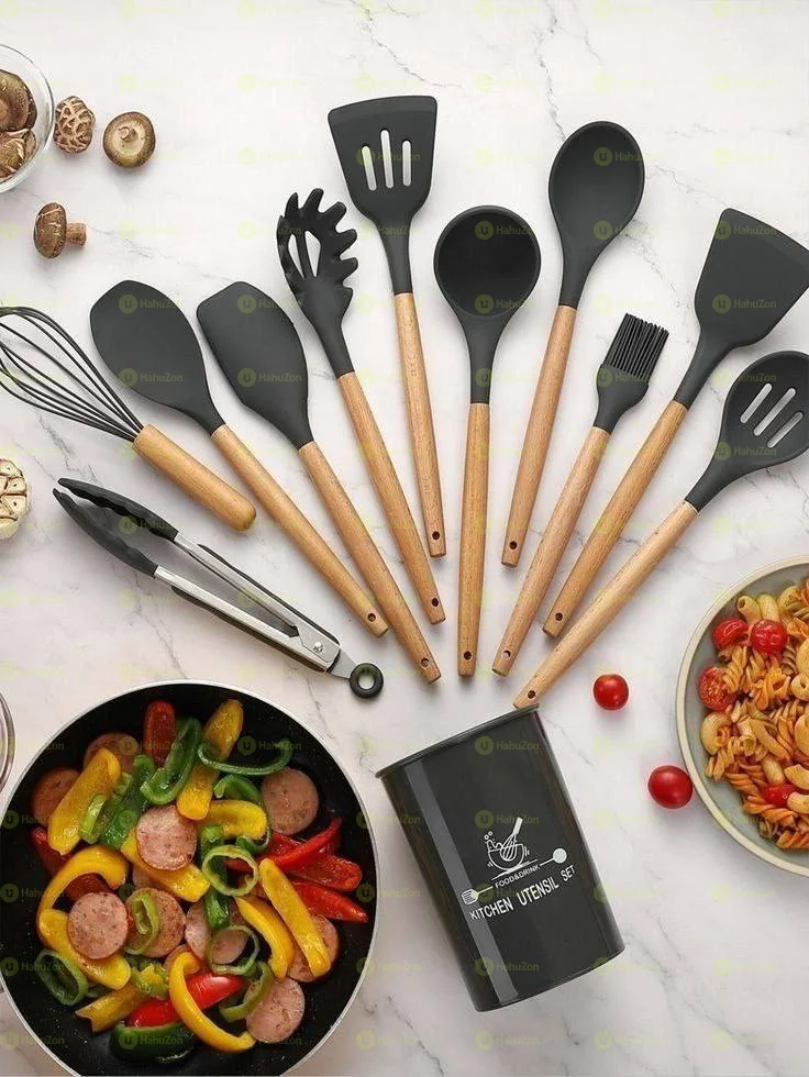 12pcs Silicone Kitchen Set