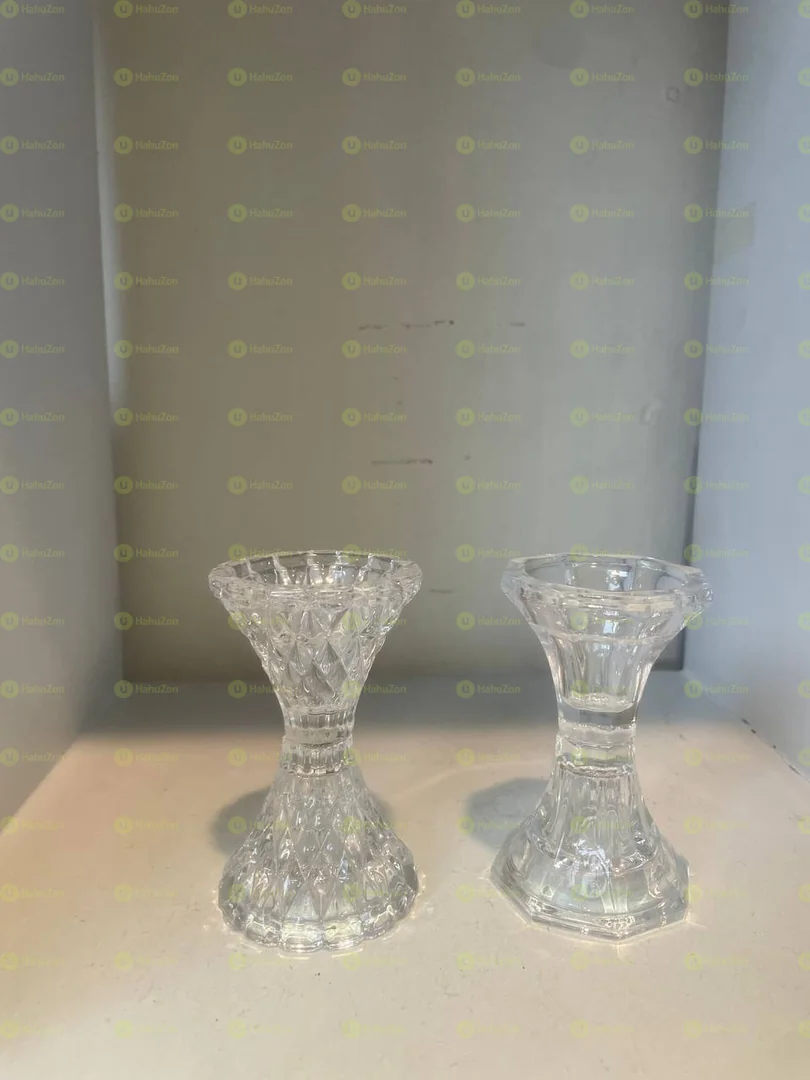 Crystal Glass Candle Holder