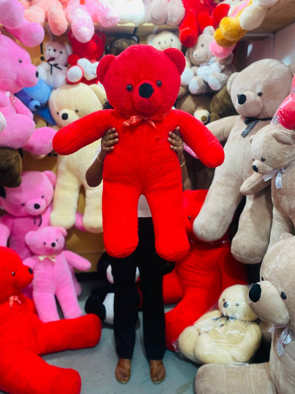 Red 90cm Teddy Bear