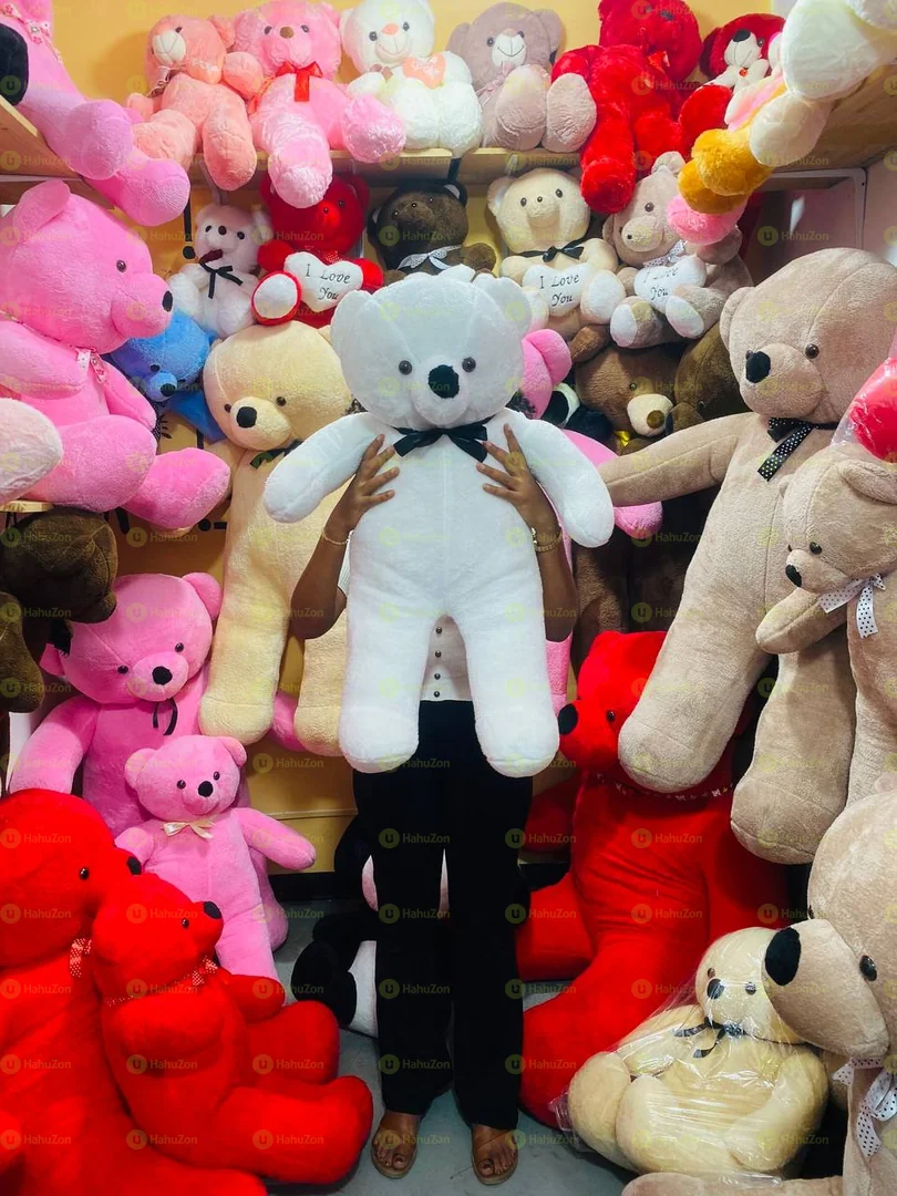 White 90cm Teddy Bear