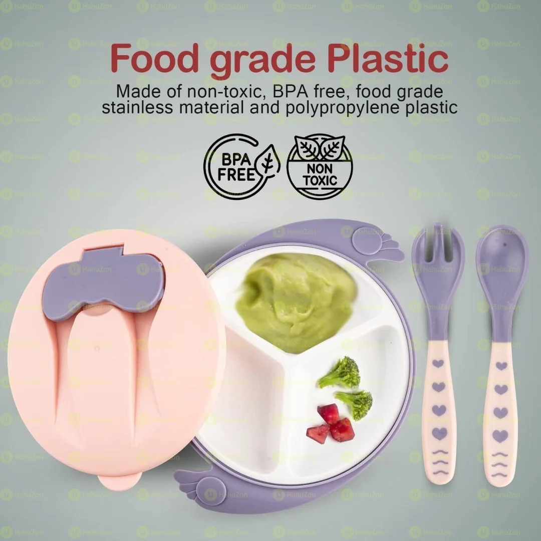 Baby Feeding Bowl With Partition