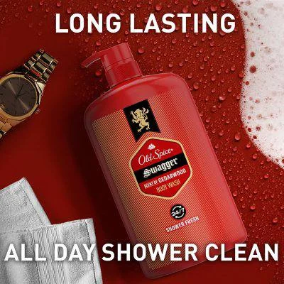 Old Spice Swagger Scent of Cedarwood Men's Body Wash