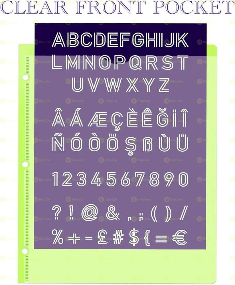 Heavy Duty 3 Pocket Folders with Holes