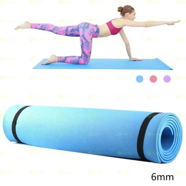 6Mm Thick EVA Yoga Mat Non Slip
