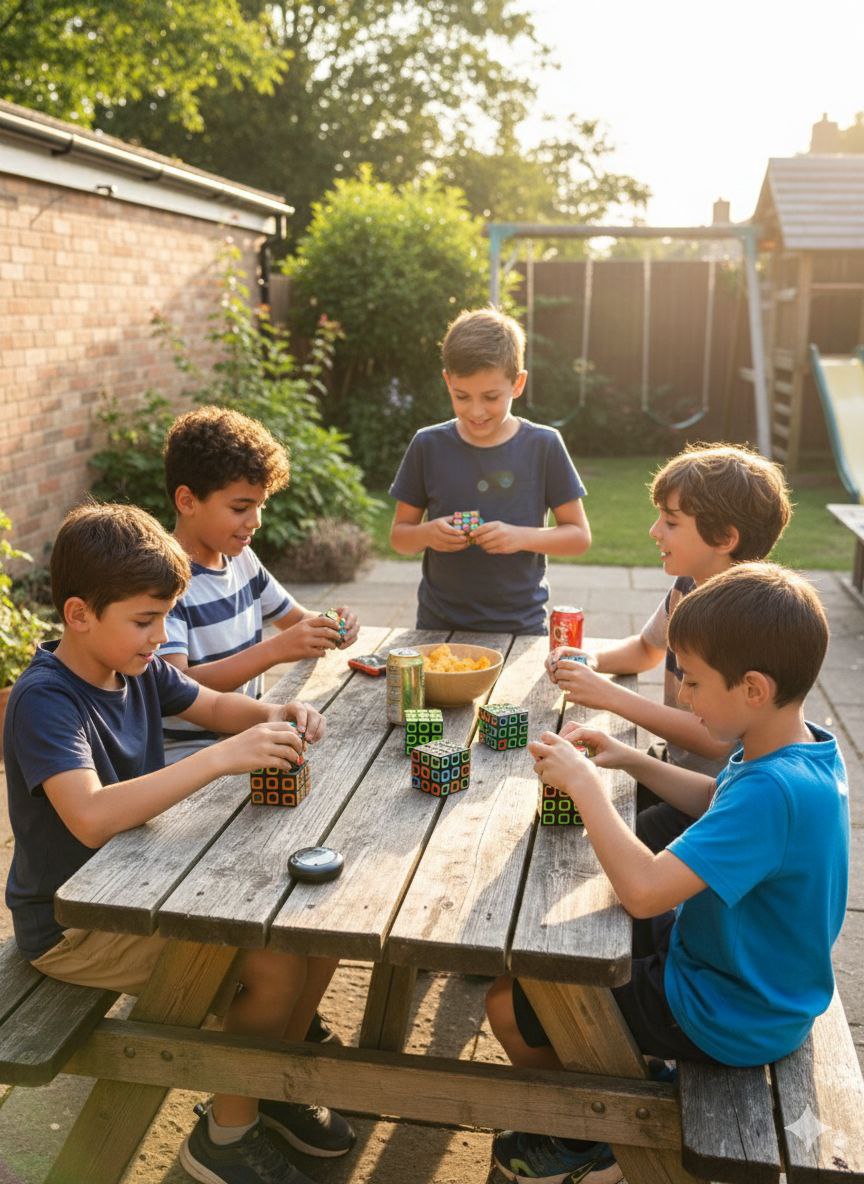 QiYi Void Cube 3x3, a variation of the classic Rubik's Cube
