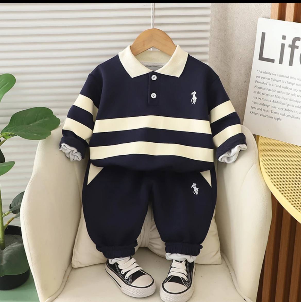 2pcs Baby Cotton Hooded Clothes