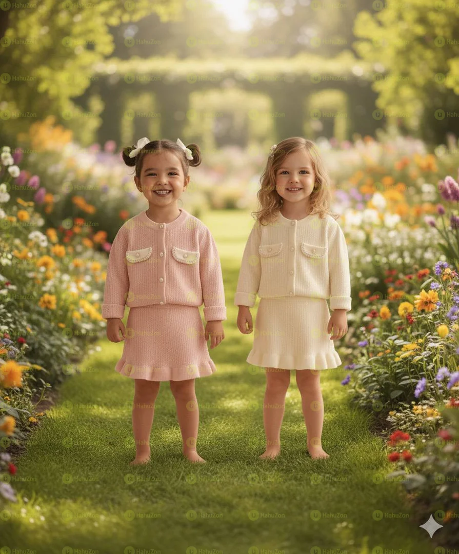 2pcs Sweater and Mini Skirt