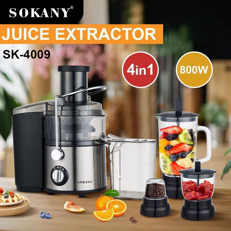 Sokany 4 in 1 Multifunctional Food Processor