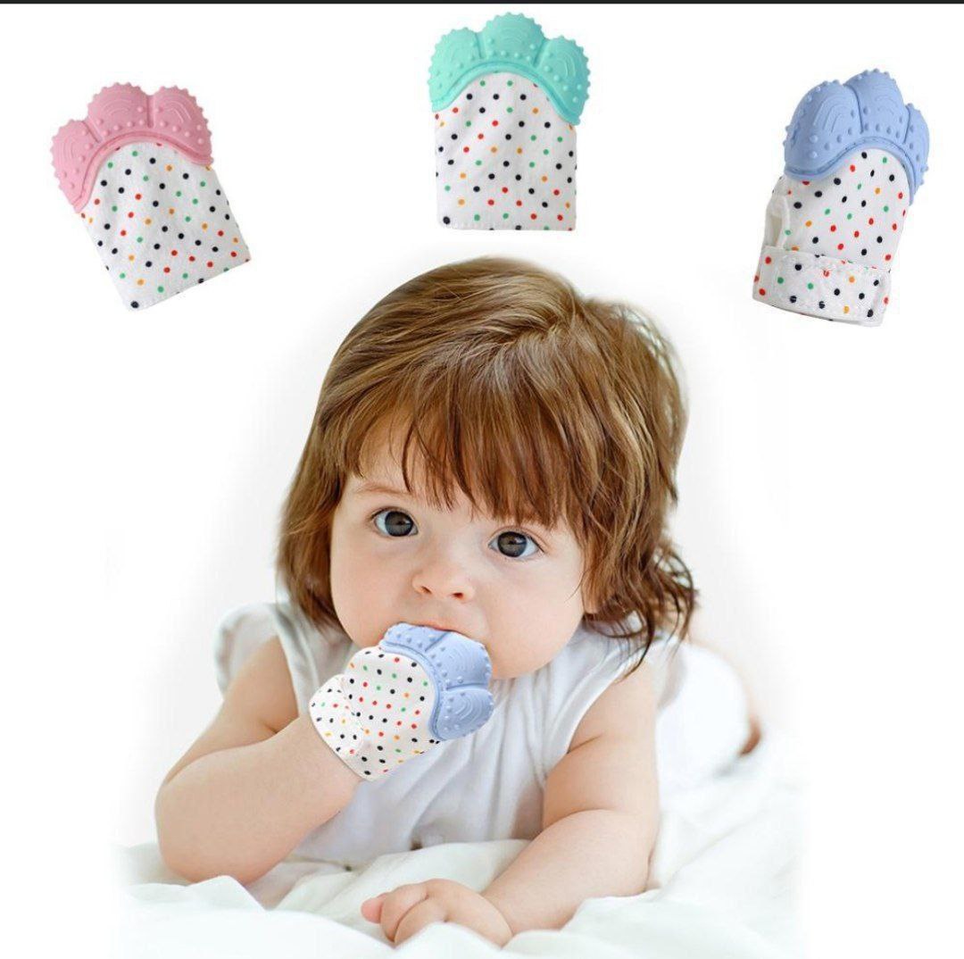 Baby Teether Silicone Gloves