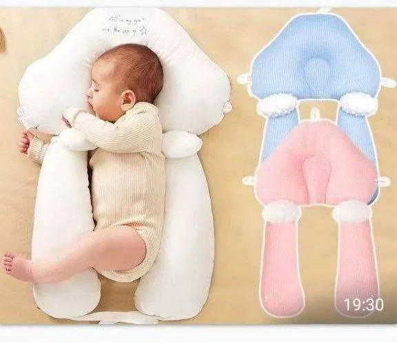 Baby Head Shaping Pillow With Body Positioner Cloud Shaped