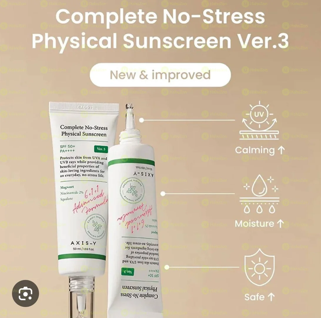 Axis-Y Complete No-Stress Physical Sunscreen