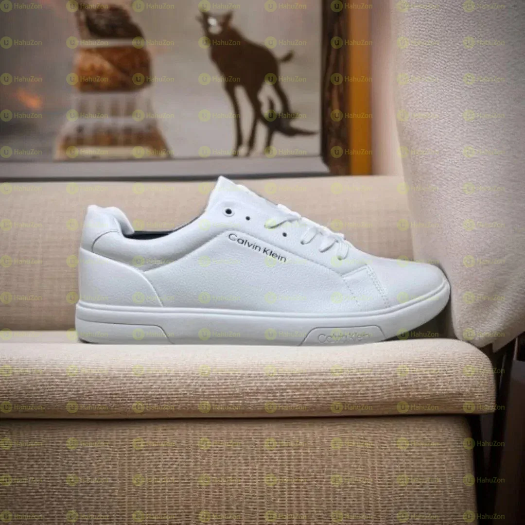 Calvin Klein Leather Sneakers Men's Shoes