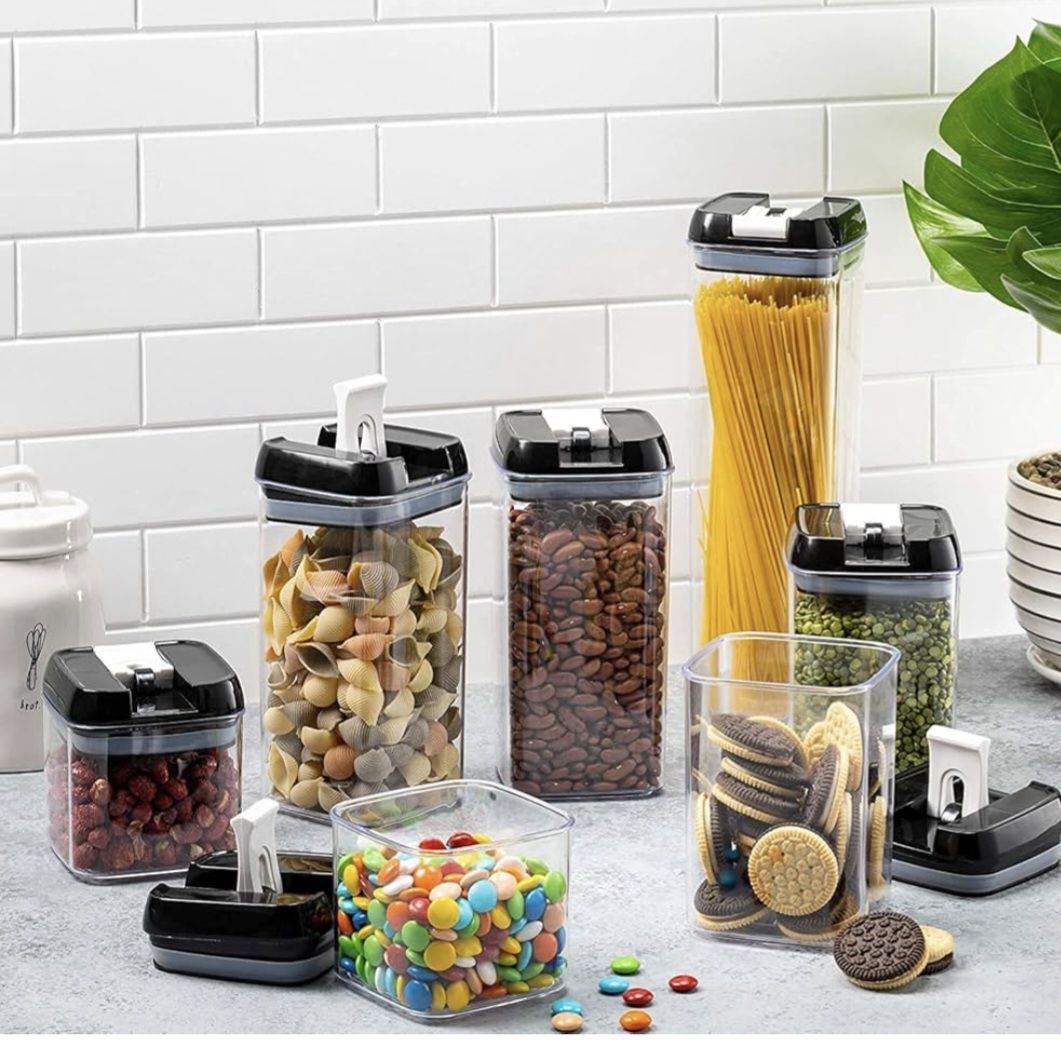 7  የተለያየ መጠን ያላቸዉ የአስቤዛ ማስቀመጫ