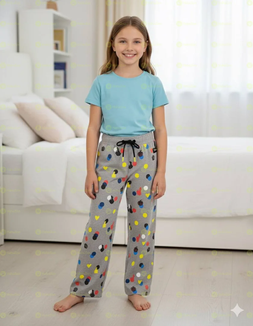 Difuzed Kid Girls Allover Print Sweatpants