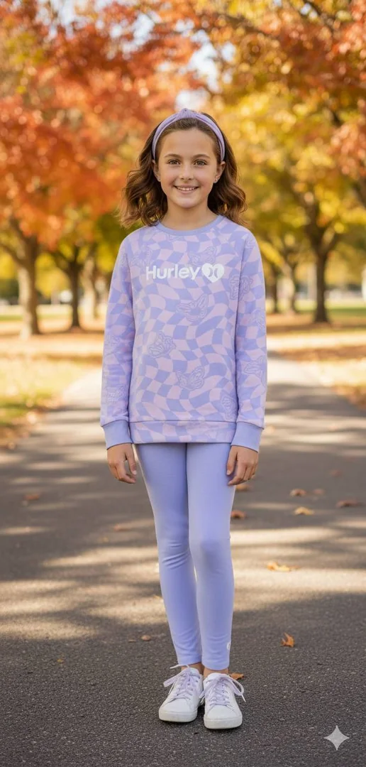 Hurley Kid Girls 2 Piece Outfit