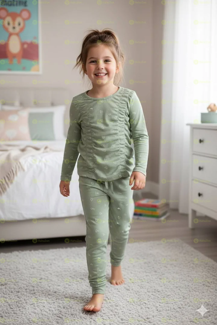 Poof Kid Girls 2Piece Pijama Set